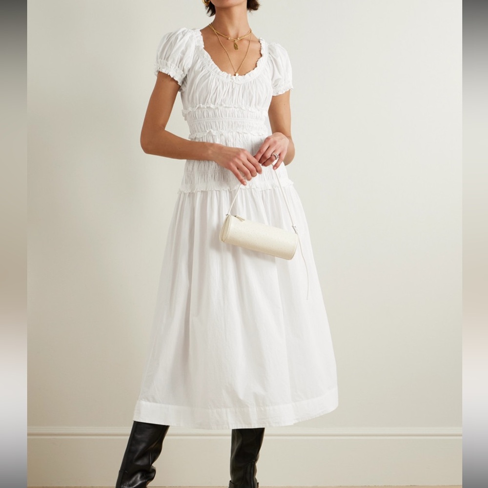 NWT Doen White Midi dress
